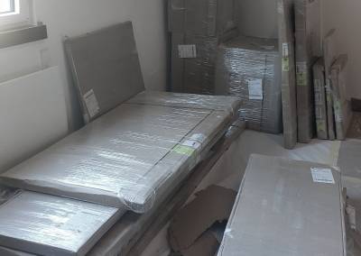 Livraison du dressing avant la pose, BH-Déco