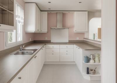 Relooking de la cuisine plan de travail en stratifié bois