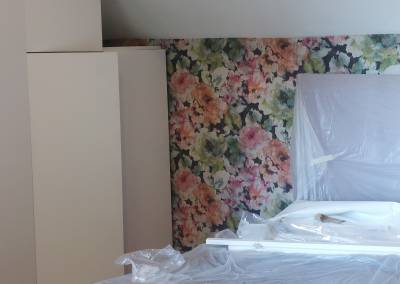 détails des protections assurées par les artisans, suivi du chantier par BH-Déco