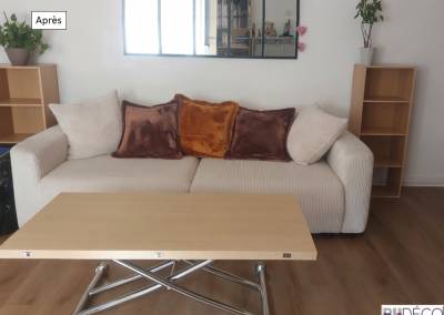 BH-Déco, sol pvc clipsable, ton noyer clair, pose impécable, Après 1