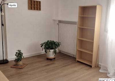 BH-Déco, sol pvc clipsable, ton noyer clair, pose impécable, Après 3