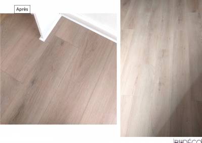 BH-Déco, sol pvc clipsable, ton noyer clair, pose impécable, Après 6