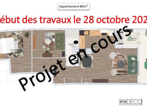 Aménagement et décoration complète d&rsquo;un appartement dans le Val d&rsquo;Oise